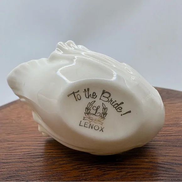 VTG Lenox “To The Bride!” Swan Salt Server/ Small Trinket Holder - Picture 6 of 9